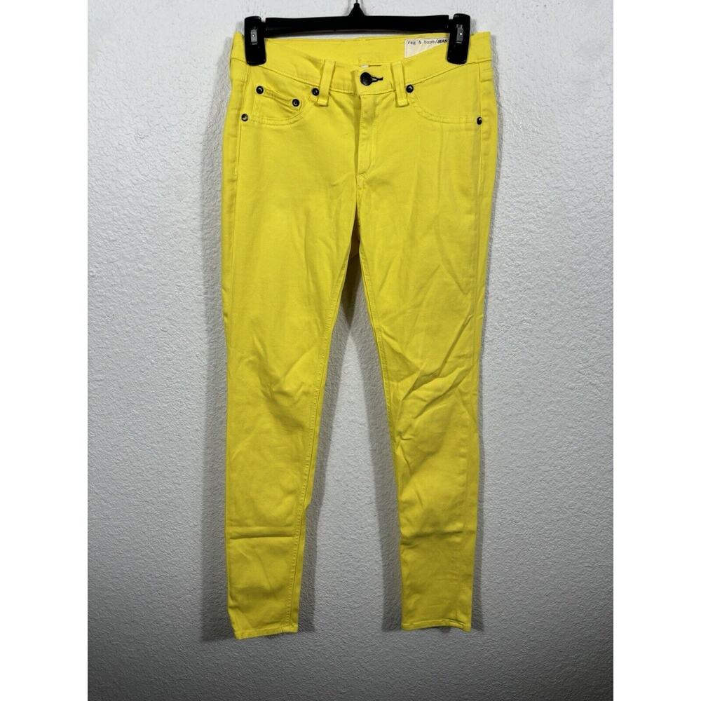 Rag & Bone Leggings Womens Size 27 Yellow Skinny‎ Cotton Blend Model W1503O163